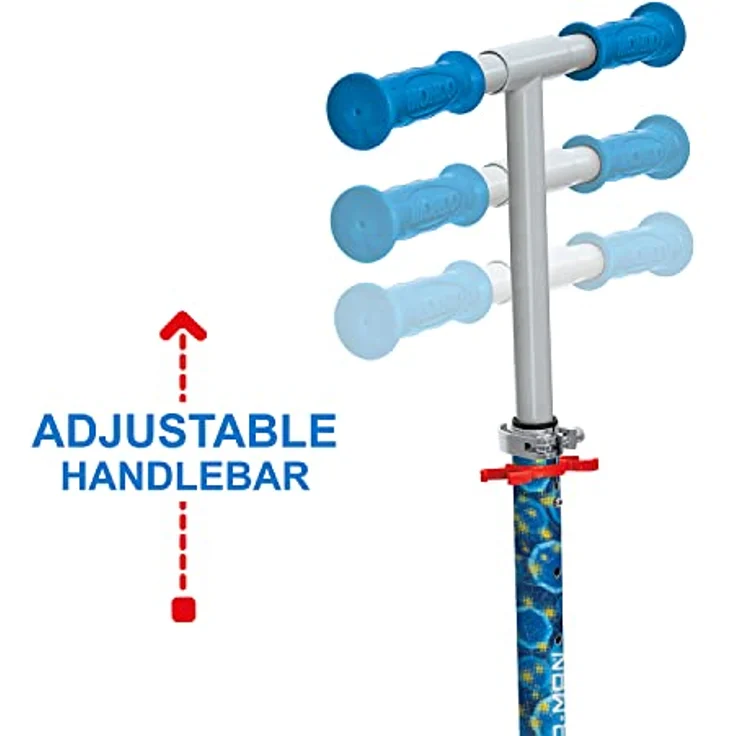 Mondo 28687 Klappbarer Tretroller Spider-Man, verstellbarer Lenker (67–78 cm), rutschfeste Fußstütze, leise Räder, max. Traggewicht 50 kg, Aluminium – Bild 4