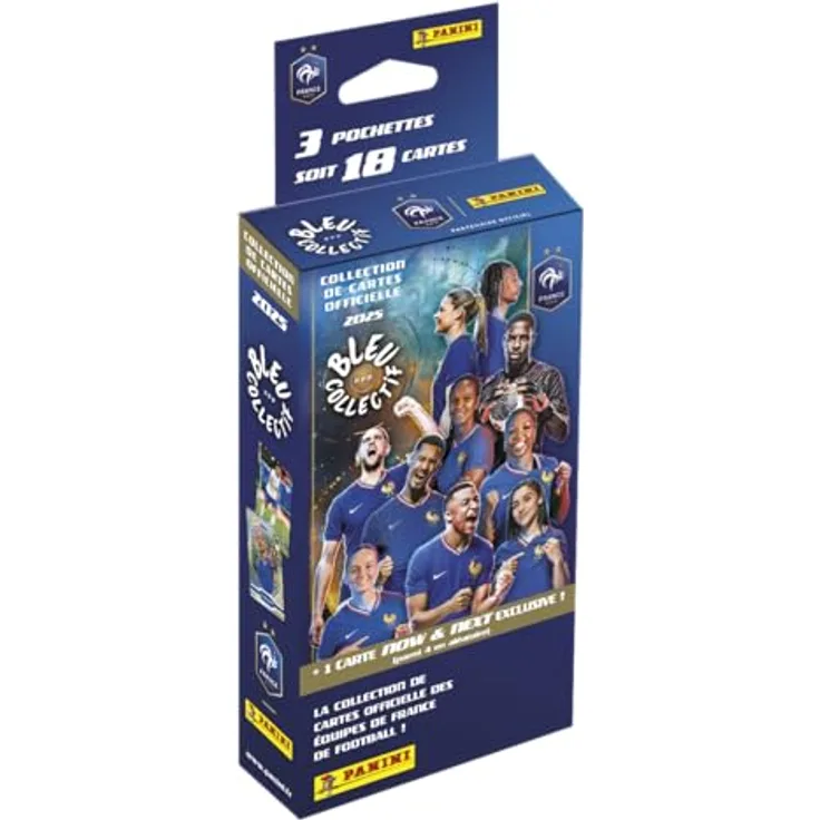 Panini Football Federation 2025 TC Blisterpackung, 3 Packungen + 1 gratis, 24 mehrfarbige Sammelkarten
