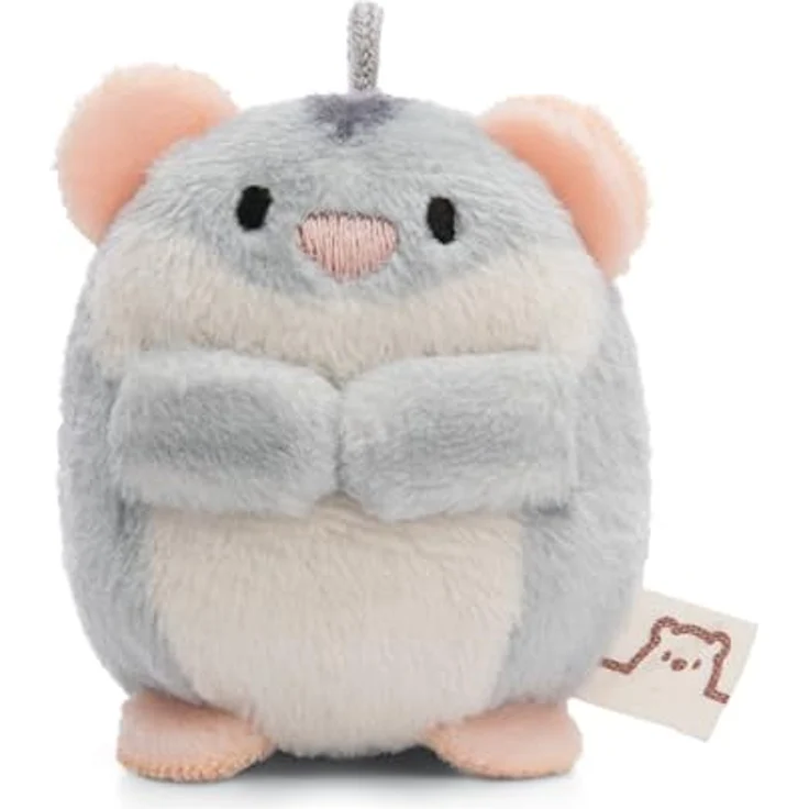NICI Kuscheltier Hamster Shai, 5 cm grau, aus weichem Plüsch, für Kinder und Erwachsene, tolles Geschenk zum Kuscheln und Spielen – Bild 1