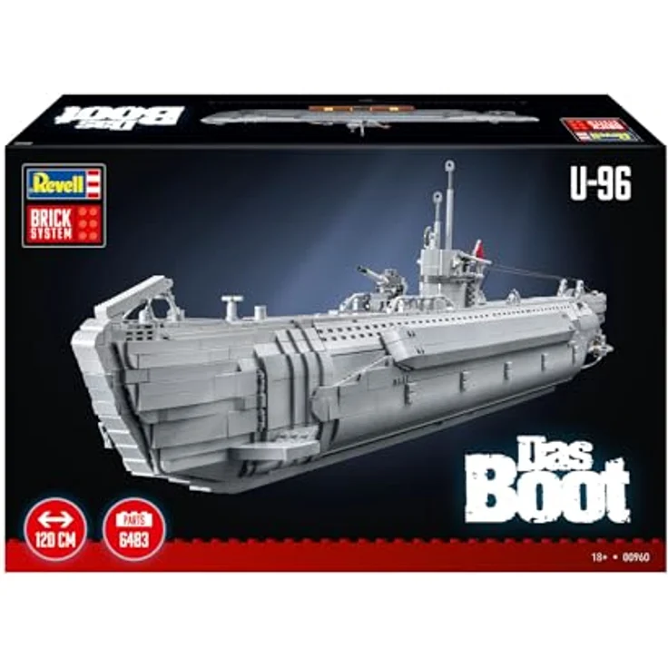 Revell U-Boot Das Boot - Modellbausatzt mit 6.483 Teilen, detailgetreue Umsetzung, inklusive Filmplakat – Bild 2