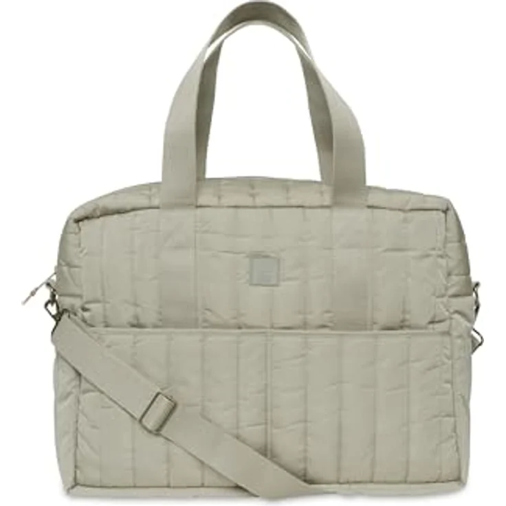 Jollein Wickeltasche Puffed Moos - Olive Green - Wasserabweisend - Kinderwagentasche - Babytasche Multifunktional - Olivgrün – Bild 2