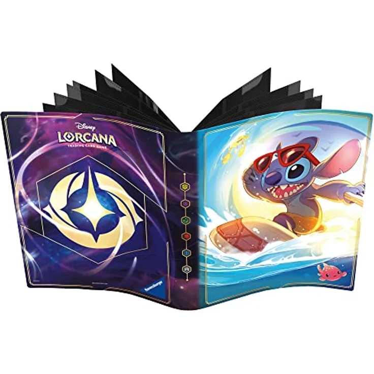 Ravensburger Disney Lorcana Trading Card Game: Sammelalbum - Stitch, Platz für 64 Karten, tolles Disney Motiv, verschiedene Designs – Bild 5
