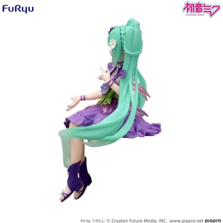 USA Gundam Store Hatsune Miku Flower Fairy Cosmos Purple Color Version Figur, 14 cm Noodle Stopper – Bild 4