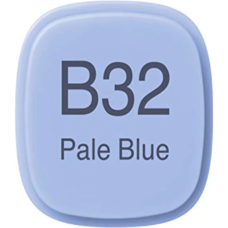 Copic COPIC Classic Marker Typ B - 32, Pale Blue, professioneller Layoutmarker mit doppeltem Spitzensystem, breiter und feiner Spitze – Bild 3