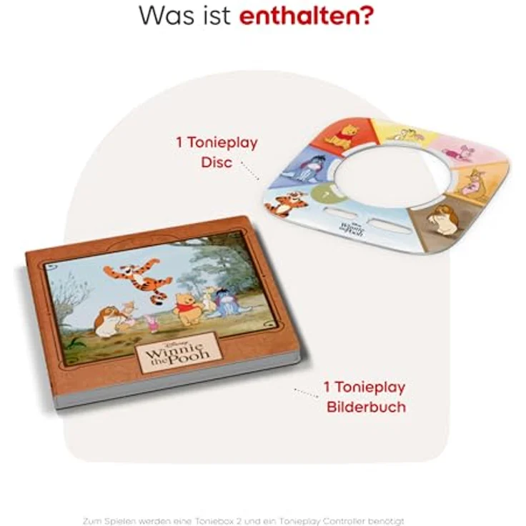 tonies Hörspiel Disney Winnie Puuh: Tiggers großes Durcheinander, interaktives Tonieplay Game für Kinder ab 3 Jahren mit Bilderbuch und Überraschungen – Bild 4