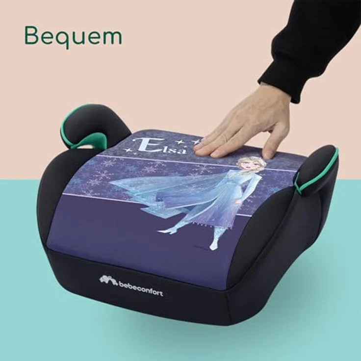 Bebeconfort Manga i-Safe Sitzerhöhung, Disney Frozen für Kinder 6-12 Jahre, fahrzeuggurtbefestigt, Maschinenwaschbarer Bezug, leichtes Design – Bild 5