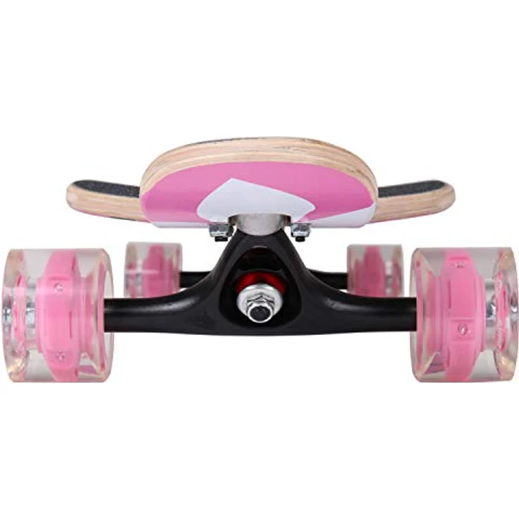 FunTomia Flex2 bis 84kg - Camber Longboard (pink Flower LED - Ahornholz) – Bild 3