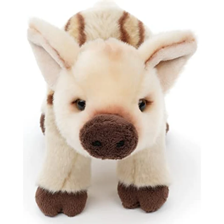 Uni-Toys - Frischling, stehend - 21 cm (Länge) - Plüsch-Schwein, Wildschwein - Plüschtier, Kuscheltier – Bild 3