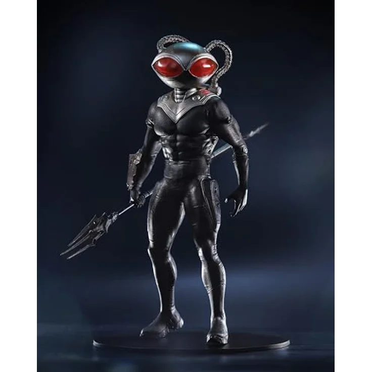 McFarlane Aquaman and The Lost Kingdom, 30 cm Megafig Actionfigur Black Manta mit 22 Artikulationspunkten und Sammelkarte – Bild 2