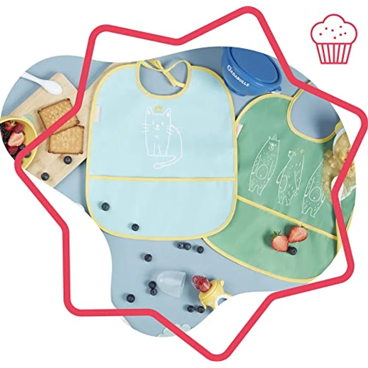 Badabulle Lätzchen 2er Set – Bild 6