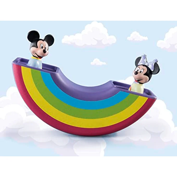 PLAYMOBIL 71319 1.2.3 & Disney: Mickys Minnies Wolkenhaus Spielset mit kreativen Kombinationsmöglichkeiten, Mehrfarbig – Bild 9