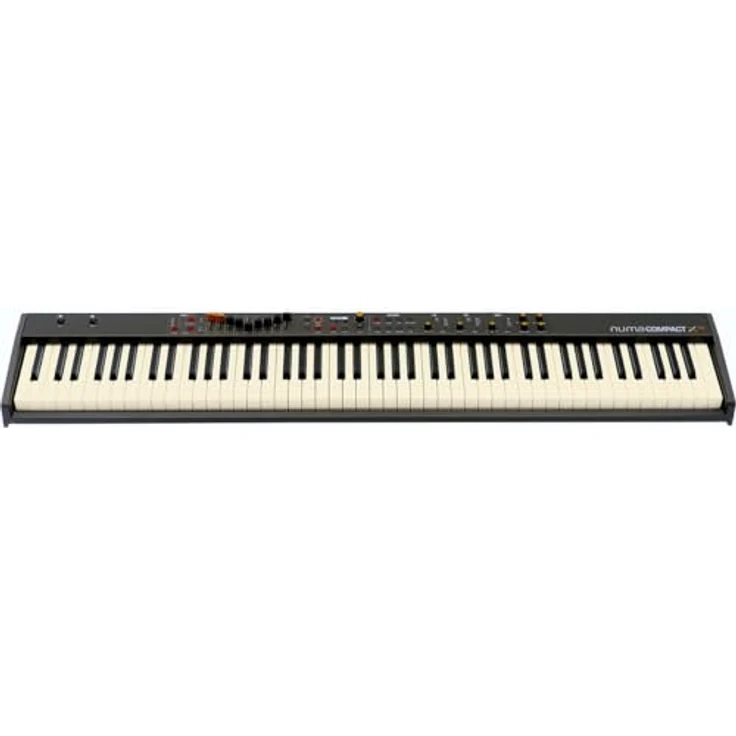 Studiologic Numa Compact X SE, 88-tastiges digitales Piano mit halbgewichteter Tastatur, 148 Klängen, Aftertouch, Schwarz – Bild 2