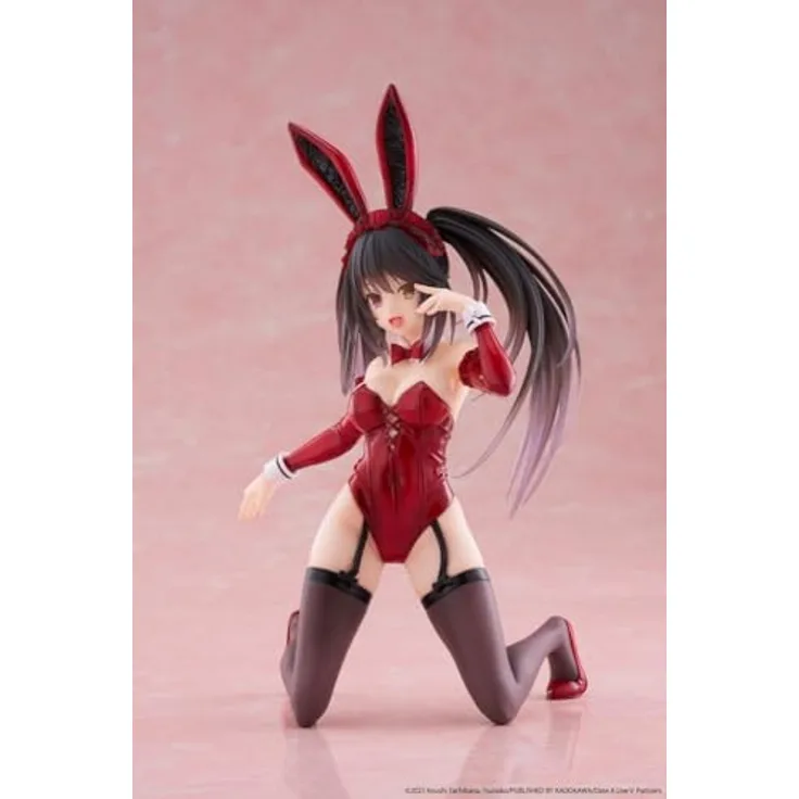 Taito Prize Bunny Kurumi Tokisaki Figur, PVC Statue 13 cm aus "Date A Live V"