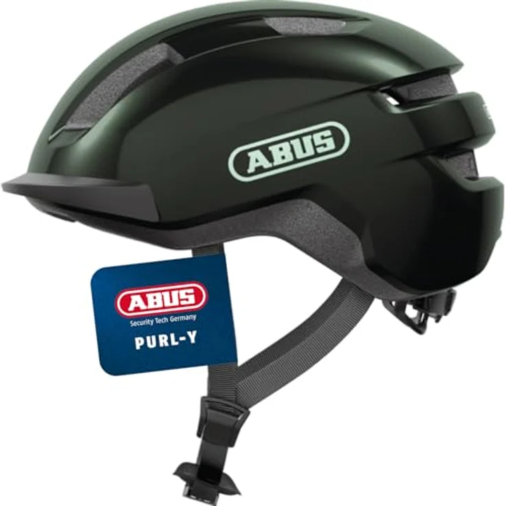 ABUS Fahrradhelm PURL-Y – NTA-Schutzhelm in Grün, Größe S, für E-Bike und S-Pedelec geeignet – Bild 1
