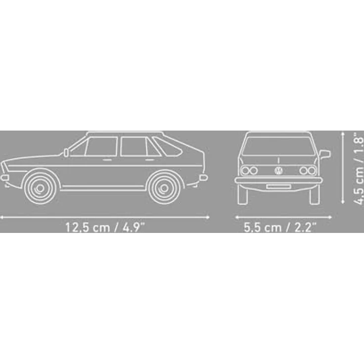 COBI Volkswagen Passat B1 Sedan/Saloon, Modellfahrzeug in Grün, Bausteine made in EU – Bild 5