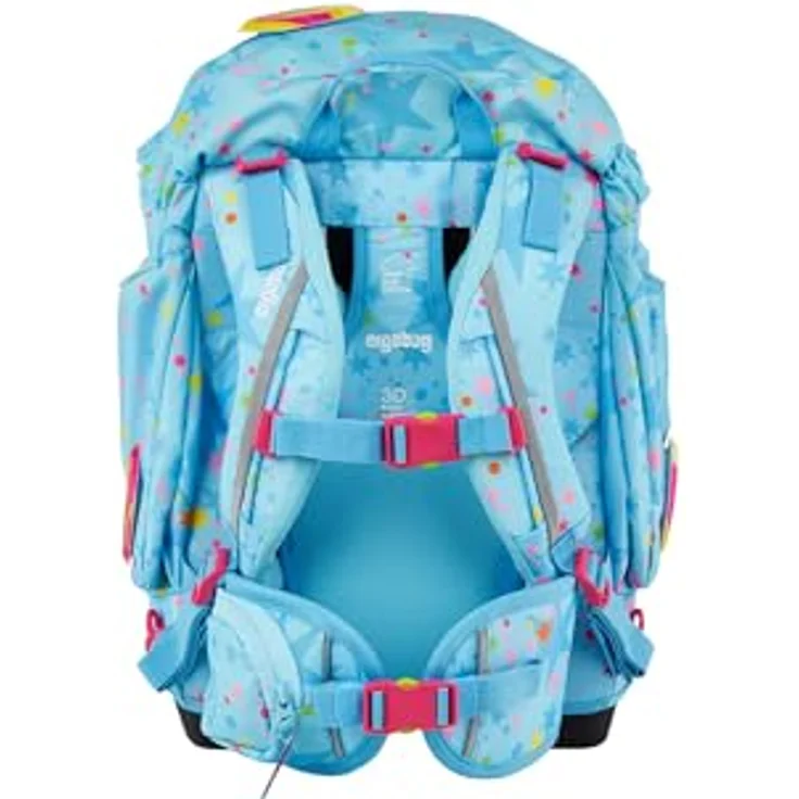 ergobag Schulranzen-Set PACK Bärhext 6-teilig, ergonomisch, höhenverstellbar, Your-Size-System, 20 Liter, reflektierend – Bild 4
