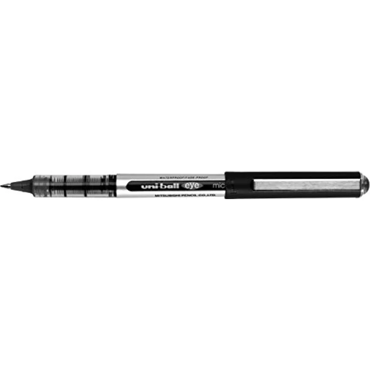 Uni-ball Eye Micro UB-150 Schreibstifte, Tintenroller mit lichtbeständiger und wasserfester Tinte, schwarz, 12er Pack – Bild 6