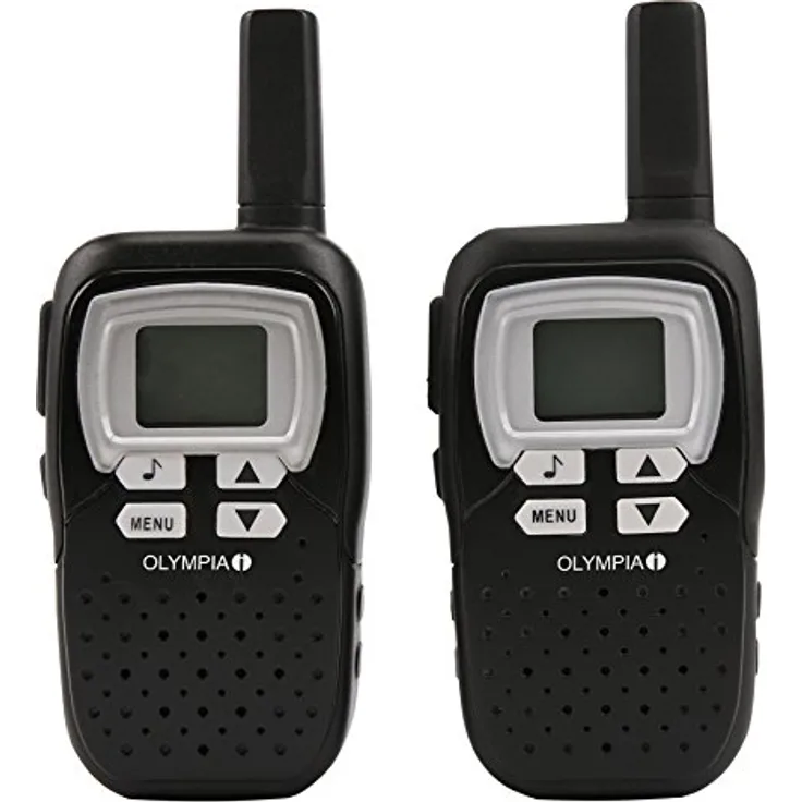Olympia PMR 1208 Walkie Talkie Spechfunkgerät schwarz Handfunkgeräte bis zu 8 Km Reichweite