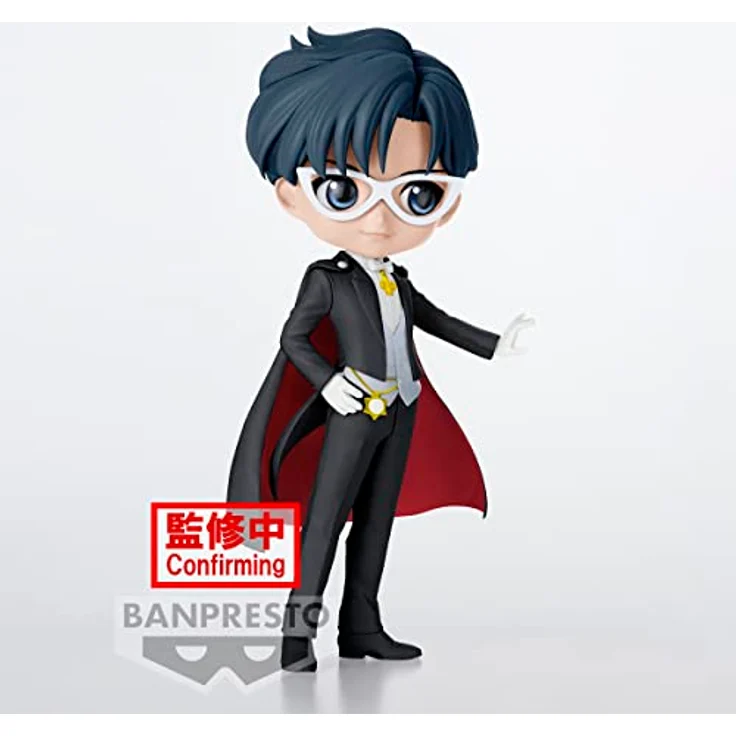 Banpresto Sailor Moon Cosmos - Tuxedo Mask - Q Posket Sammelfigur, 14 cm groß mit ausdrucksstarken Augen – Bild 2