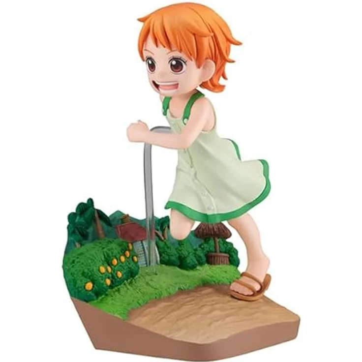 Megahouse G.E.M Series Nami Run!Run!Run! One Piece Figur, 11 cm, mehrfarbig, mit Basisständer, versiegelte Box – Bild 4