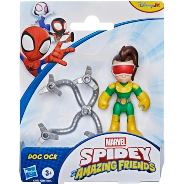 Spidey and his Amazing Friends Marvel Spidey und Seine Super-Freunde Doc Ock Action-Figur mit 4-Tentakel-Accessoire, 7,6 cm, für Kinder ab 3 Jahren – Bild 2