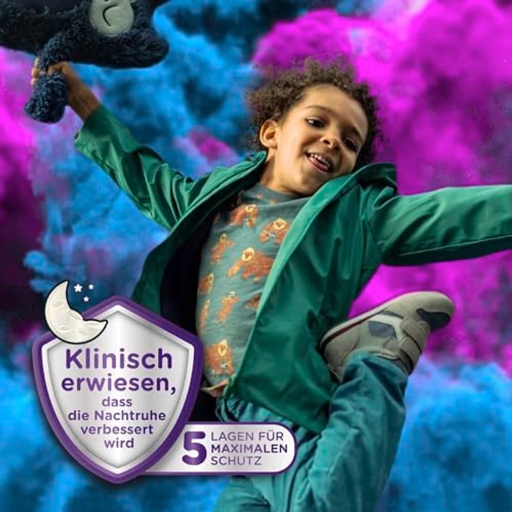 HUGGIES Windeln Nachtwindeln Mädchen ab 13 bis ca. 17 Jahre, 27 St. - Trockene Nächte für ältere Mädchen – Bild 6