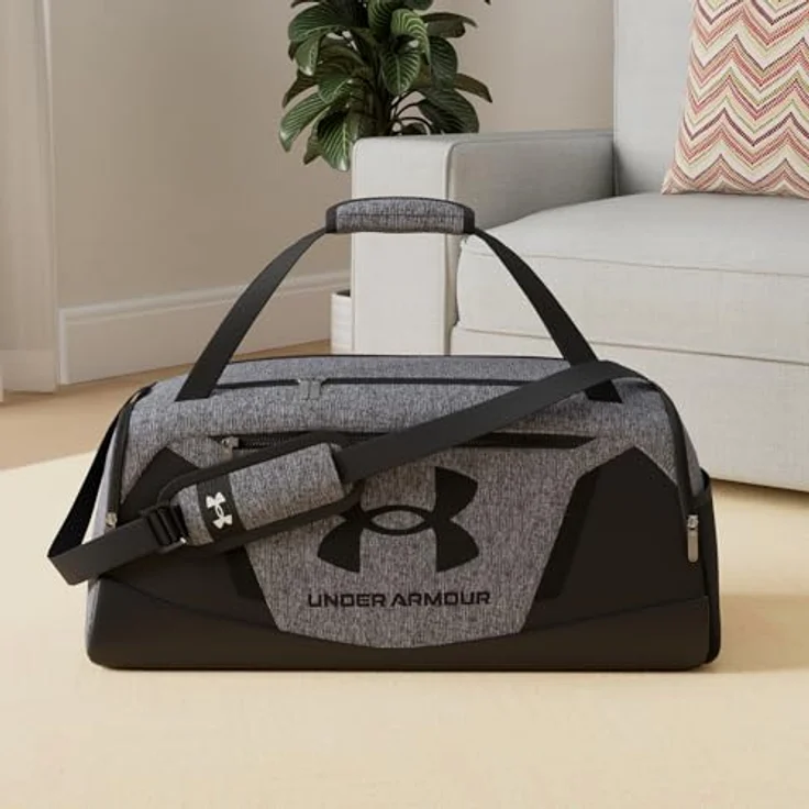 Under Armour® Sporttasche UA UNDENIABLE 5.0 DUFFLE MD PITCH GRAY MEDIUM HEATHER - Leicht und robust, ideal für den Alltag – Bild 3