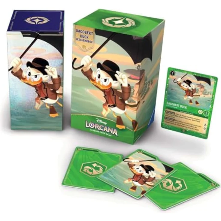 Ravensburger Disney Lorcana TCG: Geschenkbox Dagobert Duck mit Booster Packs und exklusiven Spielinhalten (Deutsch) – Bild 3