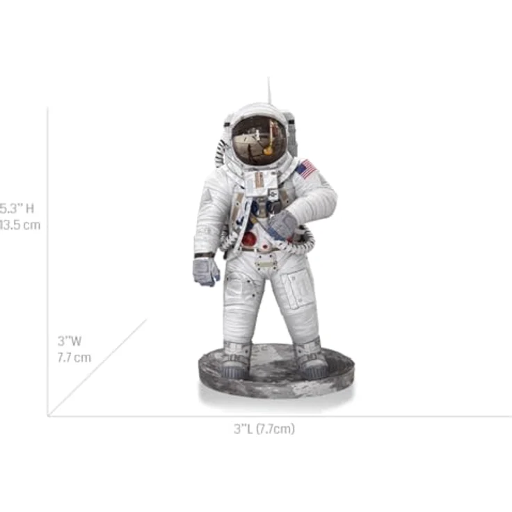 Fascinations Metal Earth PS2016, 3D Metall Puzzle Bausatz Raumfahrt Apollo 11 Astronaut, lasergeschnitten mit 2.5 Metallplatinen, für Erwachsene ab 14 Jahren – Bild 5