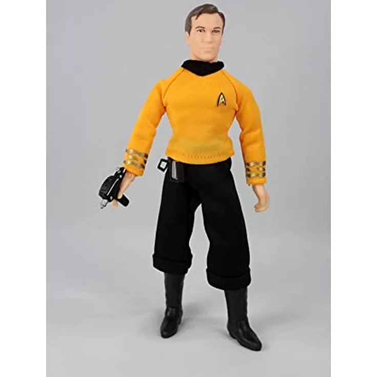 Mego Star Trek Actionfigur Kirk 55th Anniversary, 20 cm, Retro-Stil mit 14 Gelenkpunkten, Mehrfarbig, 62894 – Bild 3