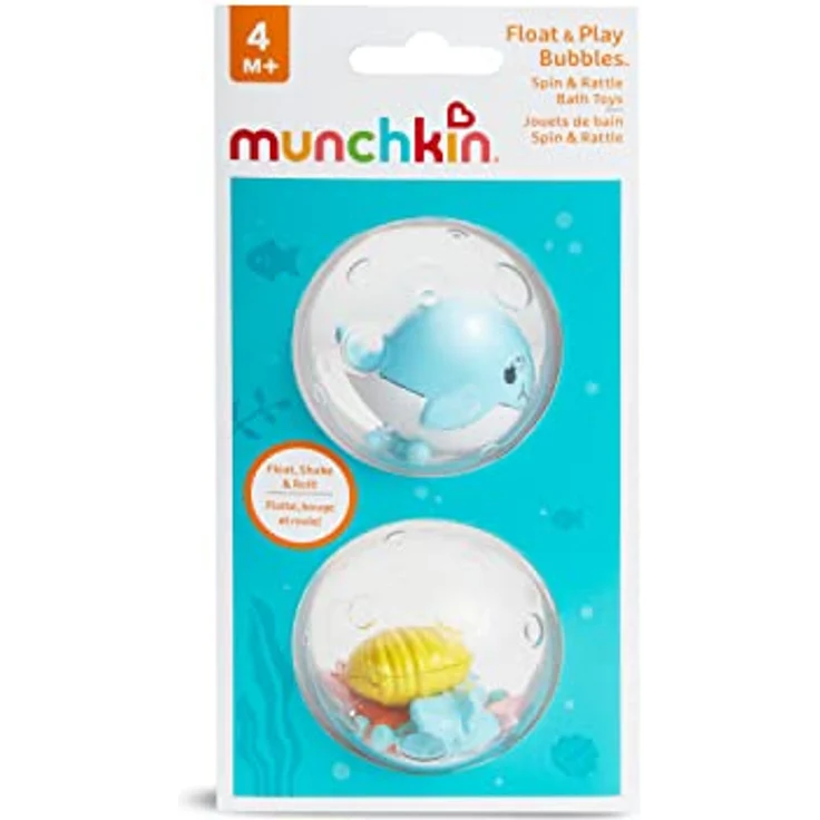 Munchkin Schwimmende Seifenblasen Badespielzeug, 2er-Pack, Modell Sortiert – Bild 4