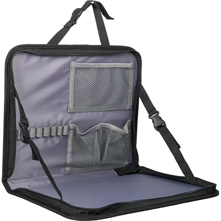 Dooky Rücksitzorganizer Dooky, verstellbarer Rücksitztisch mit Tablet-Halter und platzsparendem Design, ideal für Familienreisen – Bild 3