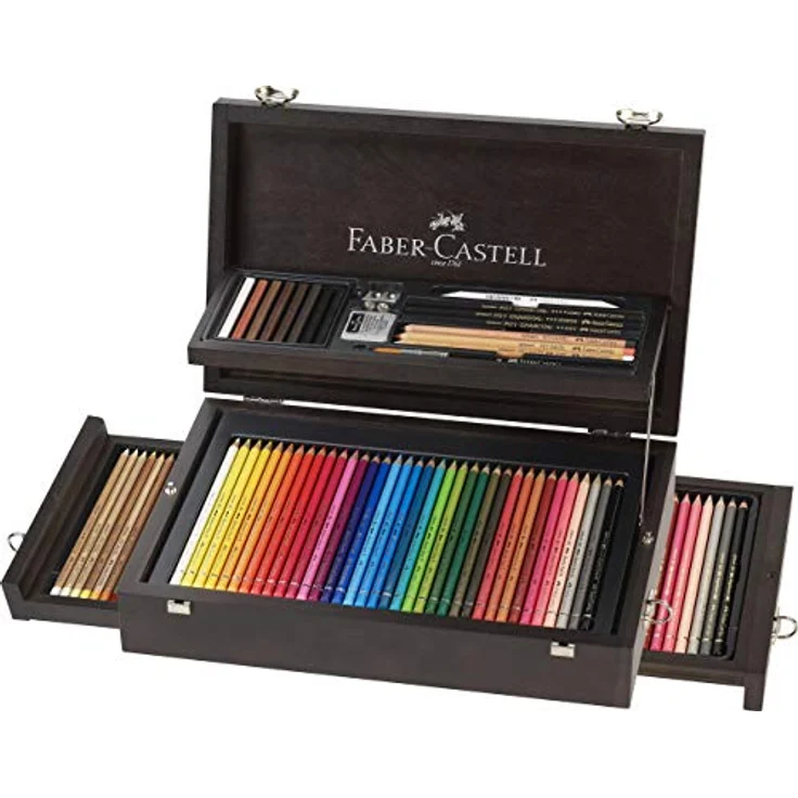 Faber-Castell - 110085 125er A&G Collection Koffer Polychromos Künstlerfarbstifte, Albrecht Dürer & Zubehör – Bild 1