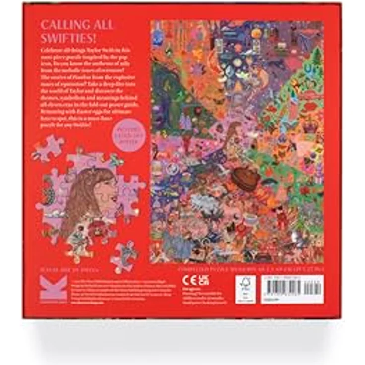 Laurence King The World of Taylor, Unofficial 1000-teiliges Puzzle mit rechteckiger Form, für Fortgeschrittene – Bild 3