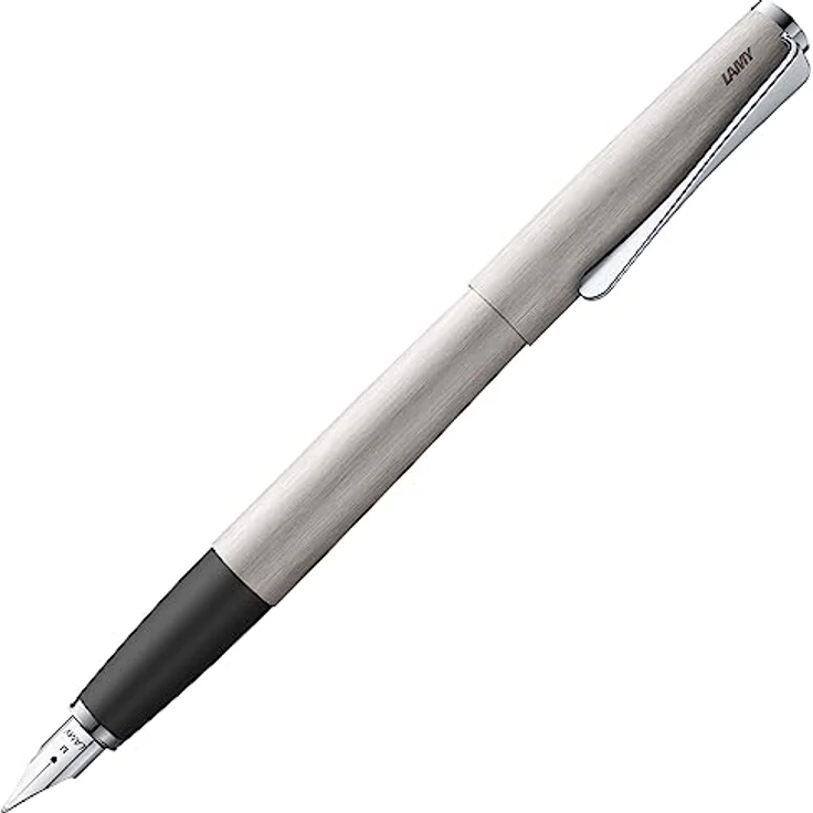 LAMY Füllfederhalter studio, Propellerförmiger Clip, Federbreite M, Ganzmetallgehäuse, zeitlose Eleganz – Bild 2