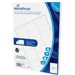 MediaRange Universal-Etiketten, stark haftend, 63.5x33.9mm, weiß, 1.200 Etiketten