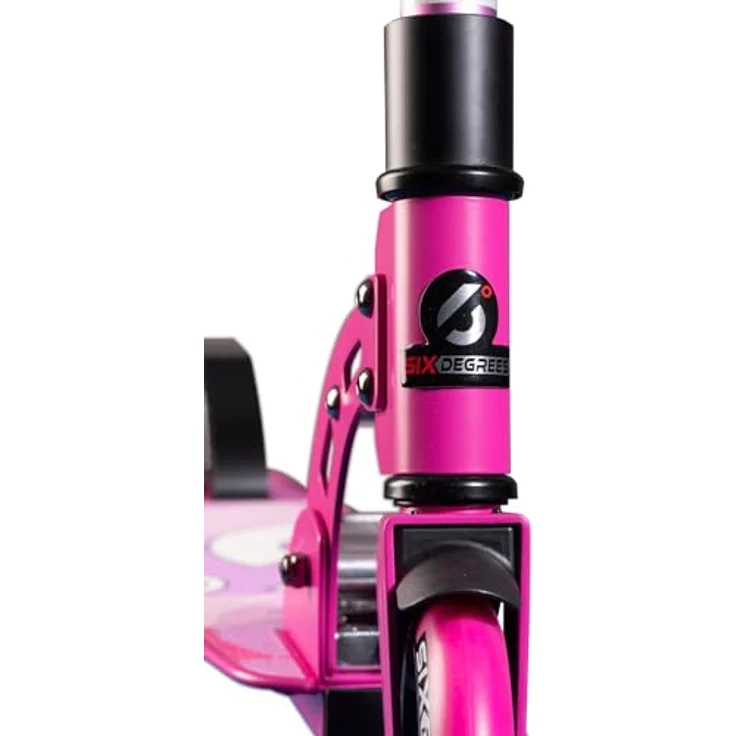 Authentic Sports Six Degrees Alu Scooter 145mm, pink, Junior Modell mit easy fold Klappmechanismus, höhenverstellbar, ABEC 7 Kugellager, max. Benutzergewicht 100 kg – Bild 8
