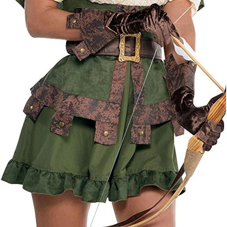 Amscan kostüm Robin Hood Damen Polyester grün Größe L – Bild 4