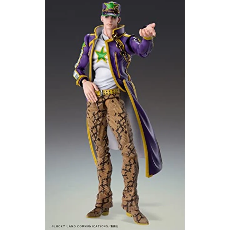 Medicos JoJo's Bizarre Adventure Pt6 Chozokado Jotaro Kujo Actionfigur, detailreich und hochwertig verarbeitet mit ausdrucksstarken Gesichtern und Accessoires – Bild 2