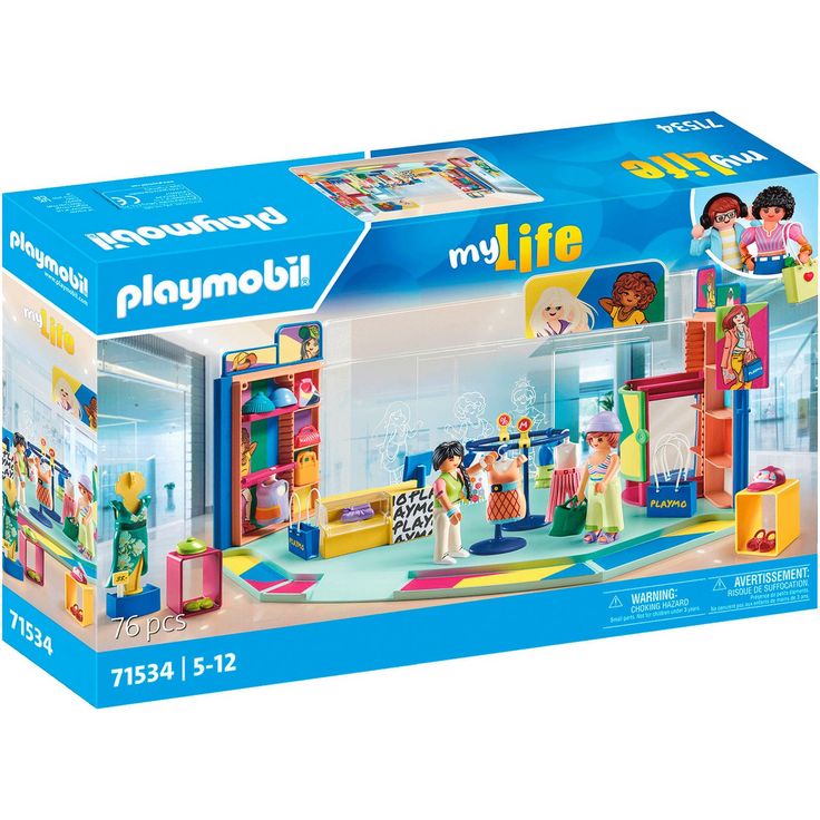Playmobil® Fashion Store (71534), My Life Konstruktions-Spielset, (76 St), Made in Europe