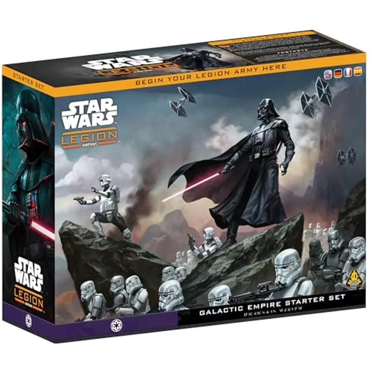 Atomic Mass Games SW Legion Empire Starter Set, Miniaturenspiel mit 37 hochdetaillierten Figuren, mehrsprachig (FR-DE-EN-ES)