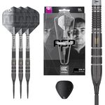 Target Darts Nathan Aspinall x Echo 90% Tungsten Steel Tip Dart Set – 24G, Pro Grip Shafts & Pro Ultra No.2 Flights, inkl. SP Tool
