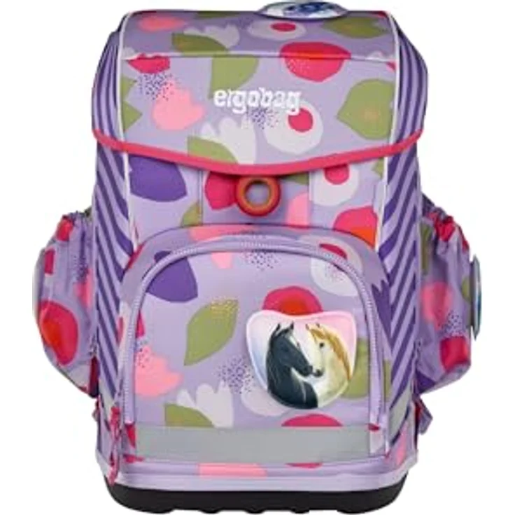 ergobag cubo light Set ergonomischer Schulrucksack, extra leicht, Set 5-teilig, 780 g, petrol – Bild 2