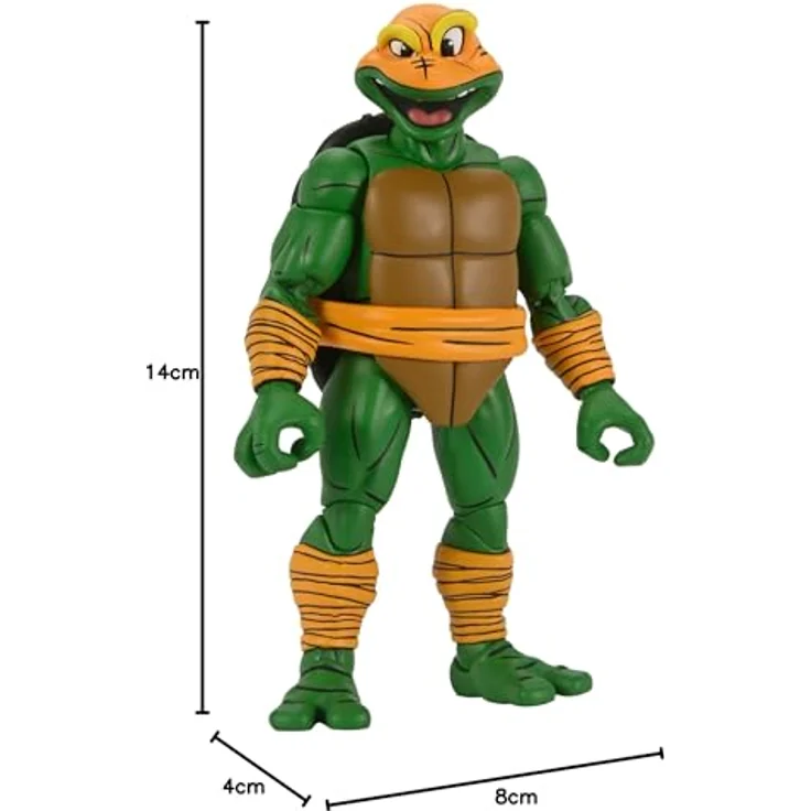 NECA Teenage Mutant Ninja Turtles (Archie Comics) Actionfiguren 4er-Pack Stump Wrestling Turtles, 18 cm, mit Zubehör in Fensterbox – Bild 10