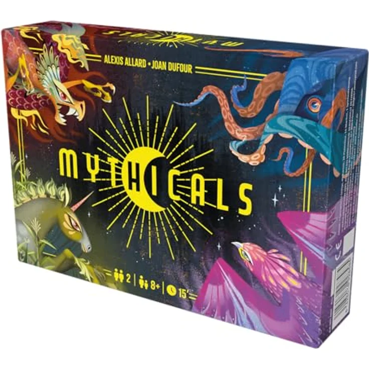 Repos Production Mythicals, Familienspiel für 2 Spieler, ab 8 Jahren, strategisches Duell mit Fabelwesen, Spielzeit 15 Minuten, Deutsch – Bild 3