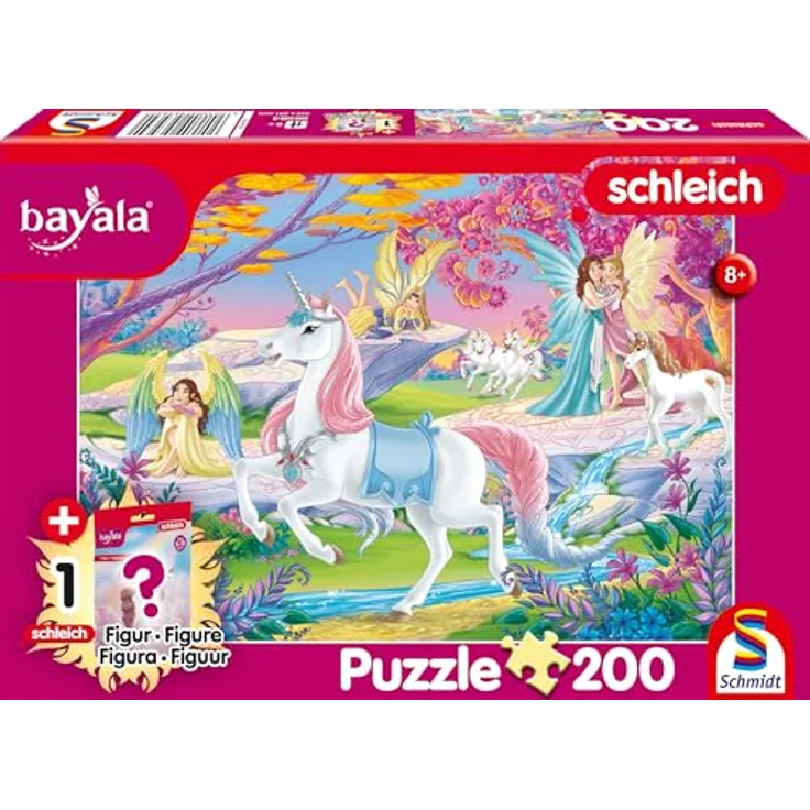 Schmidt Spiele 56564 Bayala, Zauberhafte Elfen, 200 Teile Kinderpuzzle, mit Einer Orginal Schleich Figur