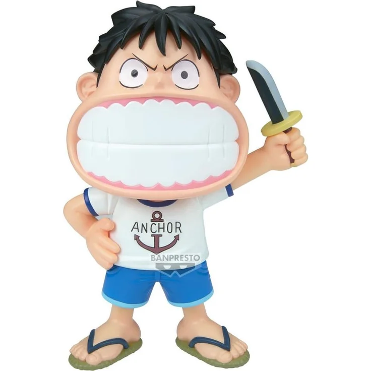 Banpresto One Piece Big Sofvimates Monkey D. Luffy Figur, limitierte PVC-Statikfigur, One Size