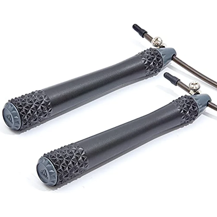 adidas Gewichtetes Springseil, für ultimative Skispringleistung, 2 Seiloptionen, 100-g-Gewichte – Bild 2