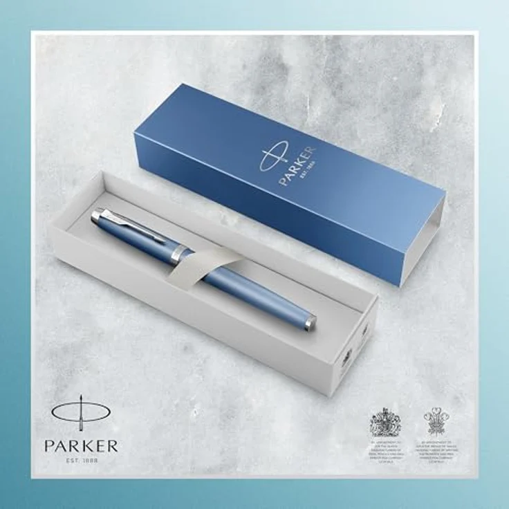 Parker Pen IM Writing Rituals, Blauer GT Füllfederhalter mit edlem Design – Bild 6