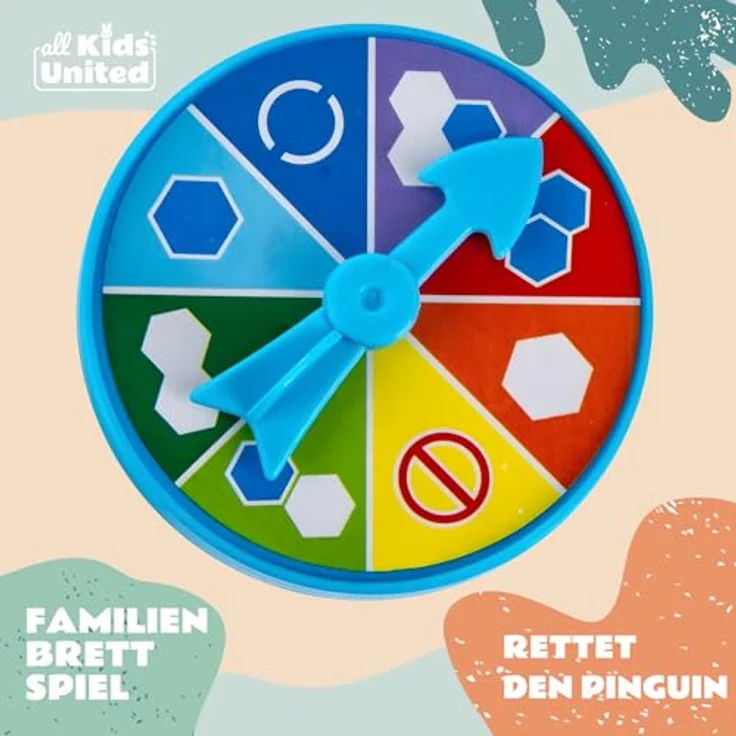 all Kids United® Rettet den Pinguin actiongeladenes Familien-Brettspiel Gesellschaftsspiel für Kinder ab 3 Jahren und Erwachsene – Bild 8